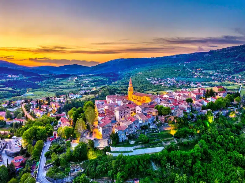 Buzet Landschaft